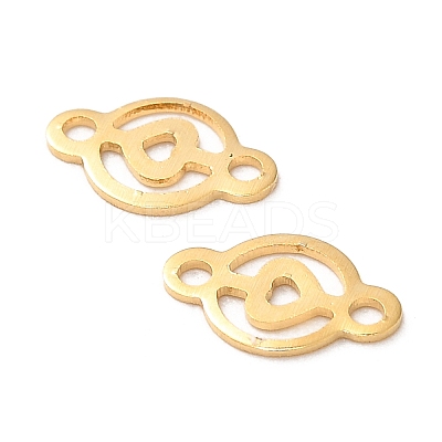 Brass Connector Charms KK-F907-10G-1