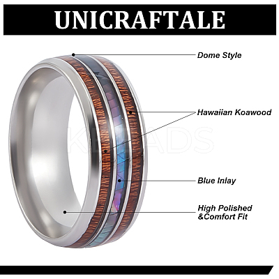 201 Stainless Steel Finger Ring for Men RJEW-WH0012-27A-04-1
