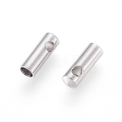 Tarnish Resistant 304 Stainless Steel Cord Ends STAS-F232-01C-P-1