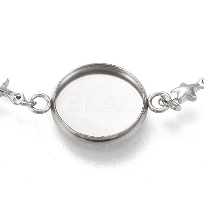 Tarnish Resistant 304 Stainless Steel Bracelet Making STAS-L248-008P-A-1