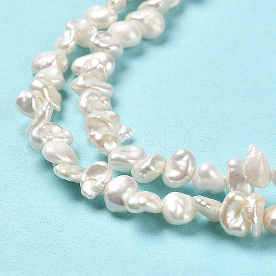 Natural Keshi Pearl Beads Strands PEAR-J007-12-1