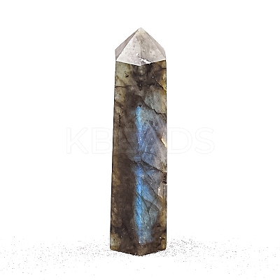 Point Tower Natural Labradorite Home Display Decoration PW-WG04107-17-1