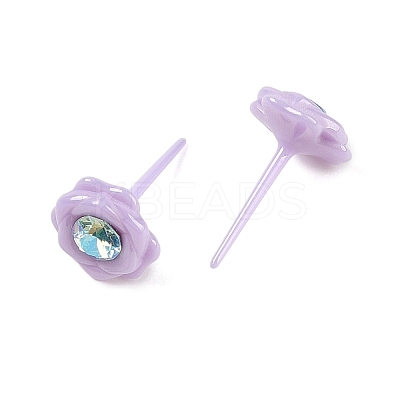 Hypoallergenic Bioceramics Zirconia Ceramic Stud Earrings EJEW-C111-10A-1