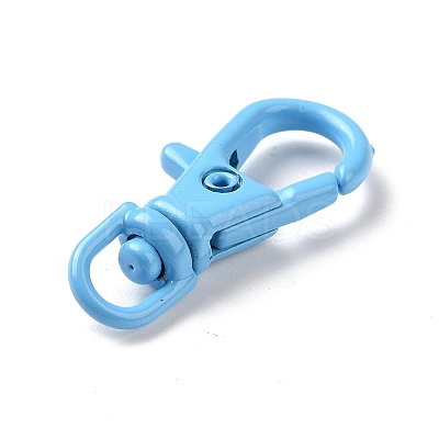 Spray Painted Alloy Swivel Clasps PALLOY-K257-16-1