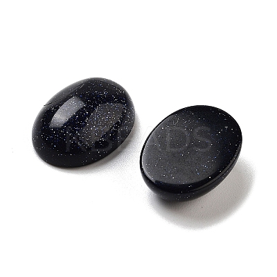 Synthetic Blue Goldstone Cabochons G-G145-01B-46-1