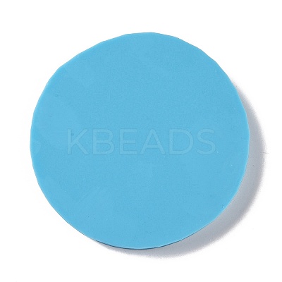 DIY Mandala Pattern Flat Round Coaster Food Grade Silicone Molds DIY-G083-05A-1