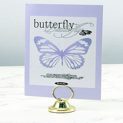2Pcs Alloy Name Card Holder AJEW-LP0003-22LG-1