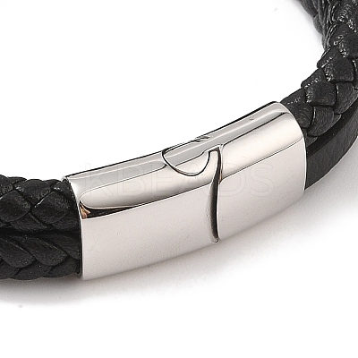 Braided Microfiber Leather Multi-strand Bracelets BJEW-B096-08I-1