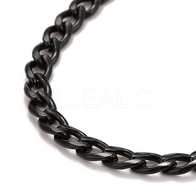 Ion Plating(IP)  304 Stainless Steel Chain Necklaces NJEW-A002-07EB-1