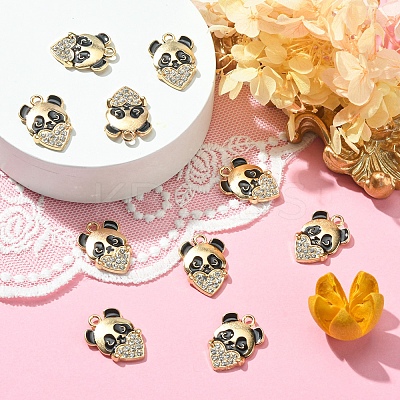 Alloy Enamel Pendants FIND-YW0002-14-1