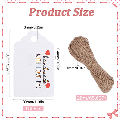 150Pcs Paper Gift Tags CDIS-SP0001-21D-1