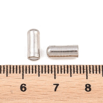 Brass Lapel Stick Pin End Cap KK-H284-01B-P-1