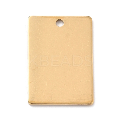 Ion Plating(IP) 201 Stainless Steel Pendant STAS-Z038-01G-C-1