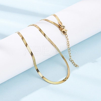 304 Stainless Steel Bowknot Pendant Double Layer Necklaces for Women LS-NJEW-Z108-01G-1