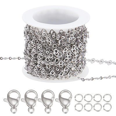 DIY Chain Bracelet Necklace Making Kit DIY-BBC0001-67-1