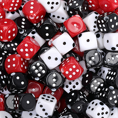 180Pcs 3 Colors Acrylic Beads OACR-PA0001-08-1