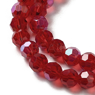 Electroplate Transparent Glass Beads Strands LS-EGLA-A035-T4mm-L07-1