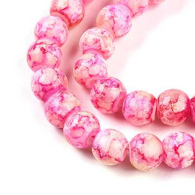 Baking Paint Glass Beads X1-DGLA-N003-6mm-A01-1
