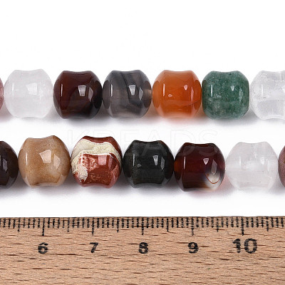 Natural & Synthetic Mixed Stone Beads Strands G-N353-06A-12-1