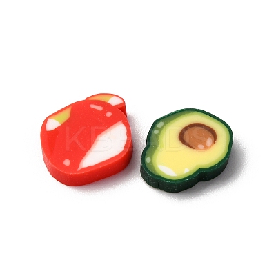 Handmade Polymer Clay Cabochons CLAY-B007-03A-1
