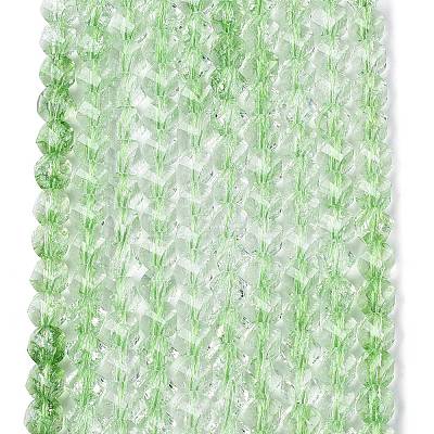 Crackle Transparent Glass Beads Strands GLAA-N068-02A-05-1