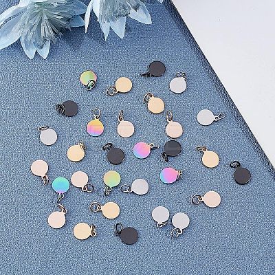 PVD Vacuum Plating 304 Stainless Steel Charms EJEW-UN0001-40B-1