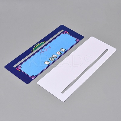 4Pcs PVC Mahjong Line Finder AJEW-WH0794-98-1