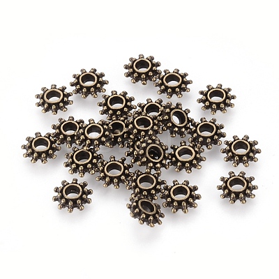 Tibetan Style Spacer Beads MLFH10384Y-NF-1