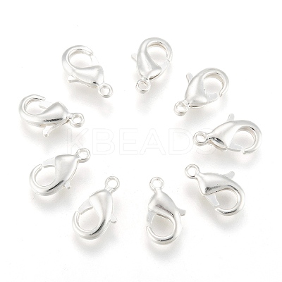 Brass Lobster Claw Clasps KK-902-S-NF-1