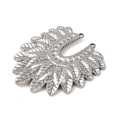 304 Stainless Steel Pendant Rhinestone Settings STAS-D129-07P-1