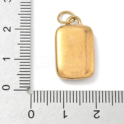 Printing 304 Stainless Steel Pendants STAS-D206-01A-G-1