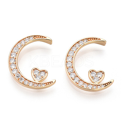 925 Sterling Silver Micro Pave Cubic Zirconia Pendants STER-T004-35G-1