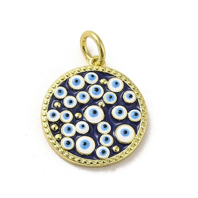 Brass Enamel Pendants KK-E092-20A-01-1
