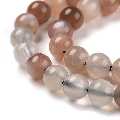 Grade AA Natural Multi-Moonstone Bead Strands G-M296-01-4mm-1