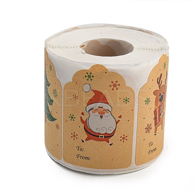 Christmas Theme Cartoon Paper Stickers STIC-P013-07A-1