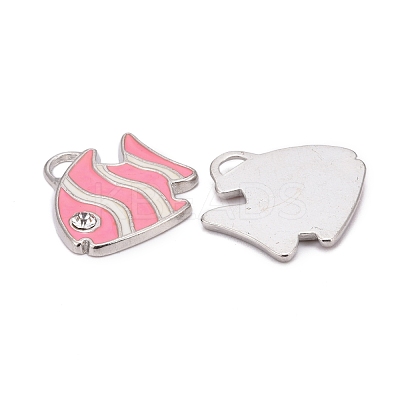 Alloy Enamel Pendants ENAM-P152-3-1