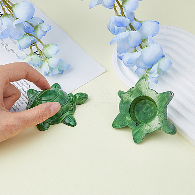 Resin Tortoise Covers Toilet Bolts DJEW-WH0072-14-1