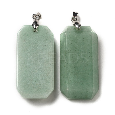 Natural Green Aventurine Pendants G-H286-05P-07-1