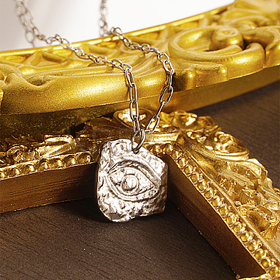 304 Stainless Steel Pendant Necklaces QZ6999-1-1