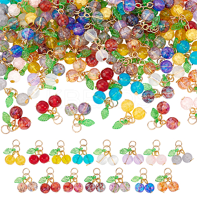 Cherry Glass Pendant PALLOY-PH01685-1