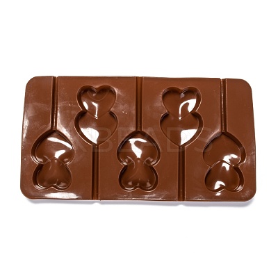 Heart Lollipop Food Grade Silicone Molds DIY-I061-12-1