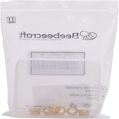 Rack Plating Brass Micro Pave Cubic Zirconia Beads ZIRC-NB0001-08-1