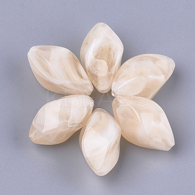 Acrylic Beads OACR-S029-006B-1