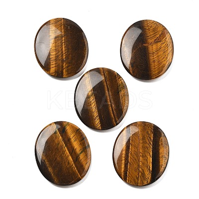 Natural Tiger Eye Cabochons G-A258-01F-1