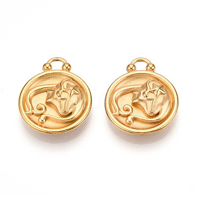 304 Stainless Steel Pendants STAS-N109-148G-06-1