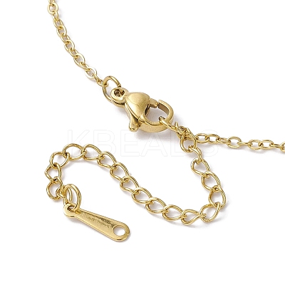 Alloy Enamel Pendant Necklace NJEW-JN04584-1