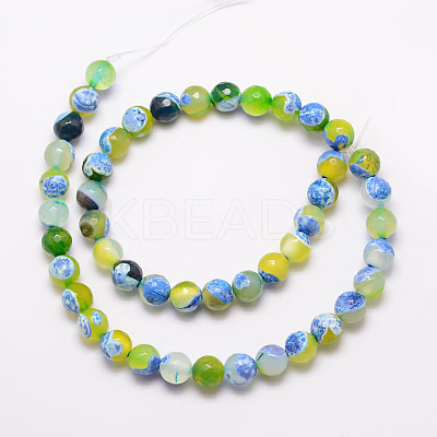 Natural Fire Crackle Agate Bead Strands G-K166-06F-10mm-08-1