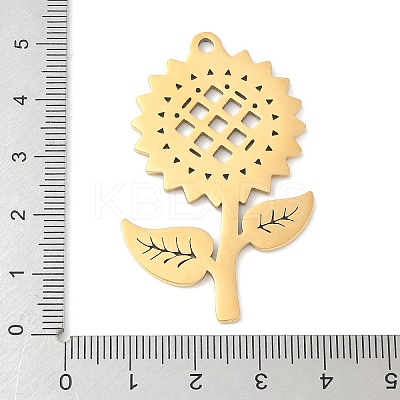 304 Stainless Steel Big Pendants LS-STAS-Z132-01G-1