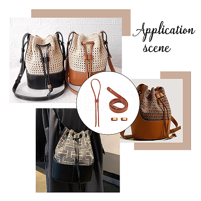 Imitation Leather Bag Handles Kit DIY-WH0258-62C-1