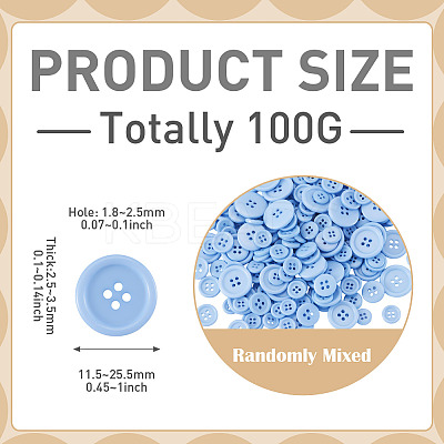 4-Hole Resin Buttons BUTT-TADJ0001-03C-1